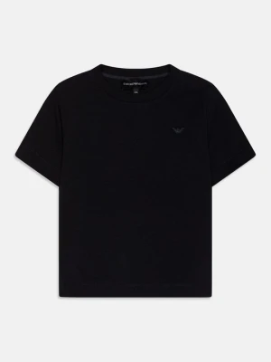 T-shirt basic Emporio Armani granatowy