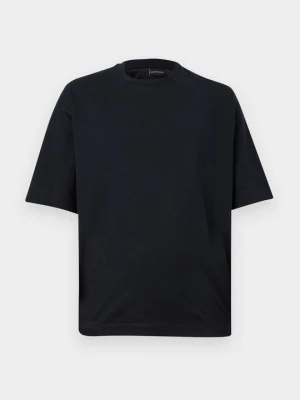 T-shirt basic Emporio Armani granatowy