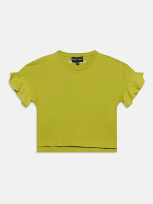 T-shirt basic Emporio Armani zielony