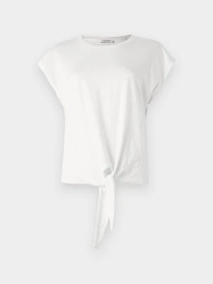 T-shirt basic Esprit biały