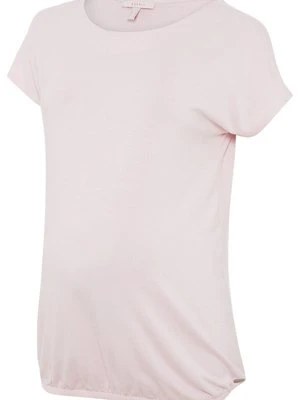 T-shirt basic Esprit jasnoróżowy