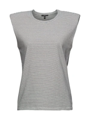T-shirt basic Esprit mleczny
