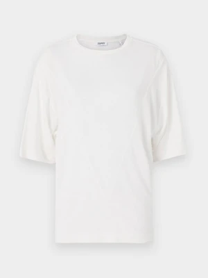 T-shirt basic Esprit mleczny