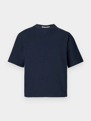 T-shirt basic Essential Collective granatowy