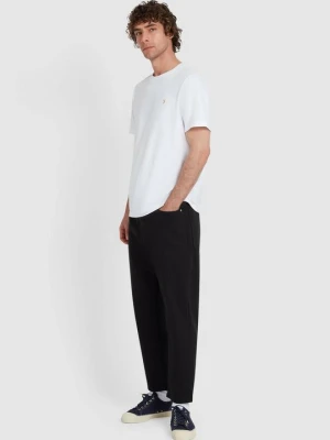 T-shirt basic Farah biały