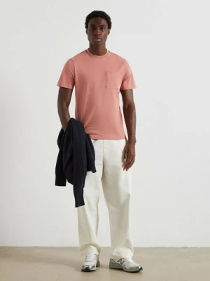 T-shirt basic Farah różowy