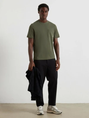 T-shirt basic Farah zielony