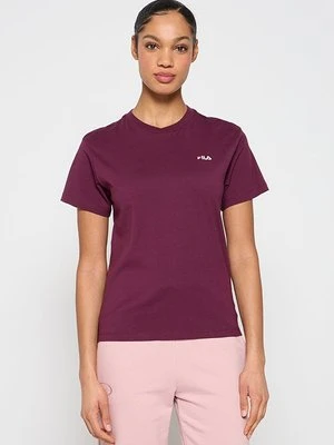 T-shirt basic Fila fioletowy