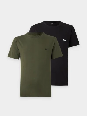 T-shirt basic Fila ciemnozielony