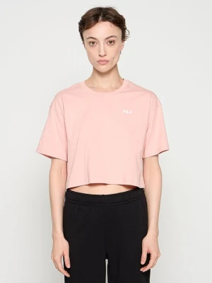 T-shirt basic Fila jasnoróżowy
