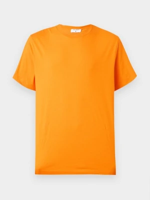 T-shirt basic Filippa K pomarańczowy