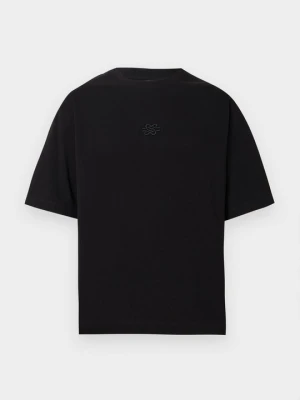 T-shirt basic Filling Pieces czarny