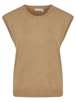 T-shirt basic Fransa brązowy