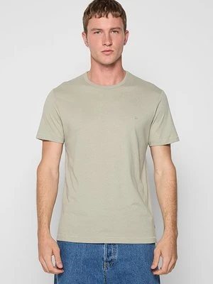 T-shirt basic French Connection jasnozielony