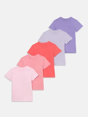 T-shirt basic Friboo liliowy