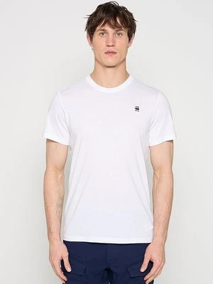 T-shirt basic G-Star biały