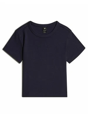 T-shirt basic G-Star granatowy