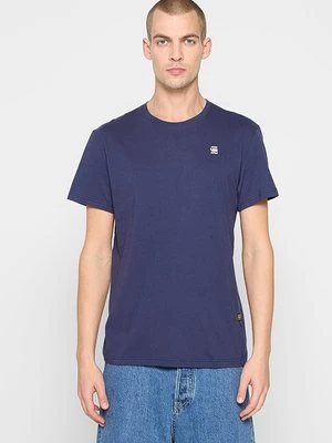 T-shirt basic G-Star granatowy