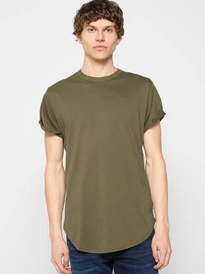 T-shirt basic G-Star oliwkowy