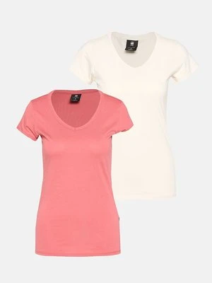 T-shirt basic G-Star mleczny