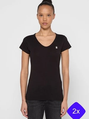 T-shirt basic G-Star czarny