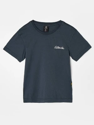 T-shirt basic G-Star granatowy