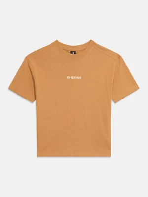 T-shirt basic G-Star jasny brąz