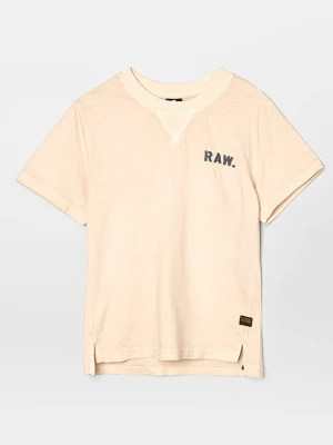 T-shirt basic G-Star mleczny