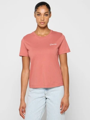T-shirt basic Gant czerwony