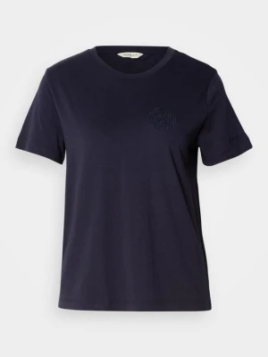 T-shirt basic Gant granatowy