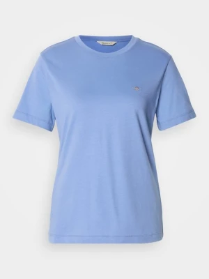 T-shirt basic Gant jasnoniebieski