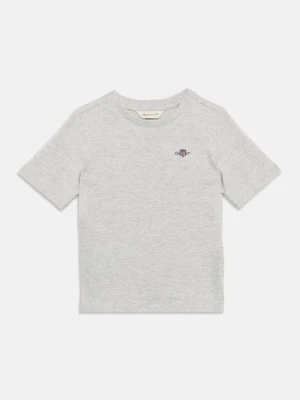 T-shirt basic Gant szary
