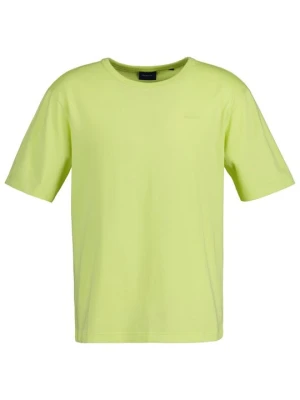 T-shirt basic Gant zielony