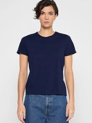 T-shirt basic GAP granatowy