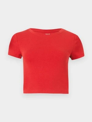 T-shirt basic GAP czerwony