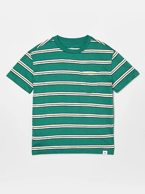 T-shirt basic GAP zielony