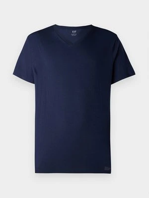 T-shirt basic GAP granatowy