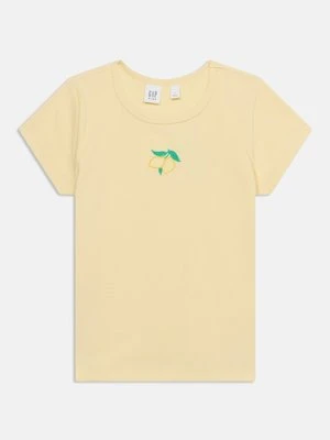 T-shirt basic GAP żółty