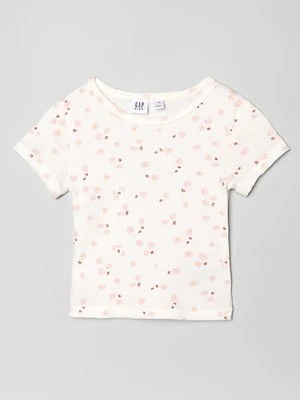 T-shirt basic GAP biały