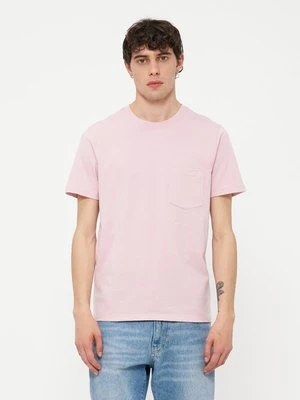 T-shirt basic GAP jasnoróżowy