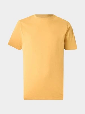 T-shirt basic GAP brązowy