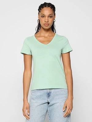 T-shirt basic GAP zielony