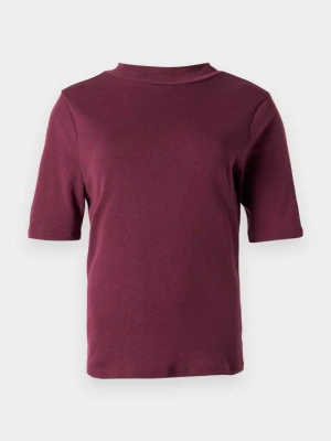 T-shirt basic GAP bordowy