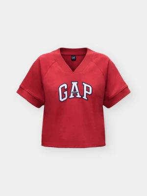 T-shirt basic GAP czerwony