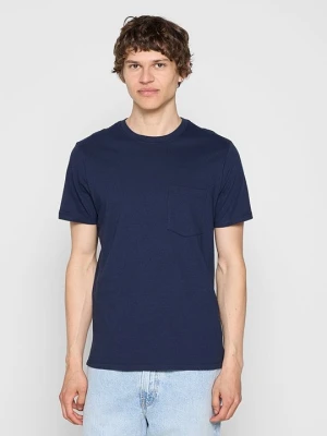 T-shirt basic GAP granatowy