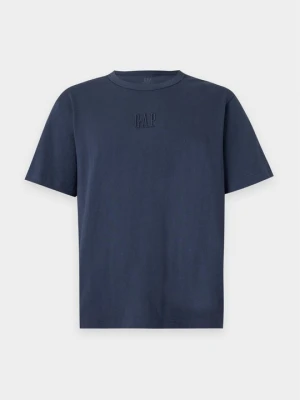T-shirt basic GAP granatowy