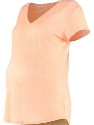 T-shirt basic GAP jasnoróżowy melanż