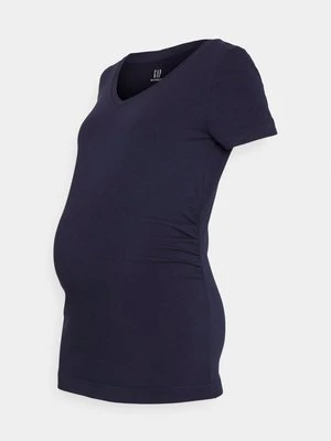T-shirt basic GAP granatowy