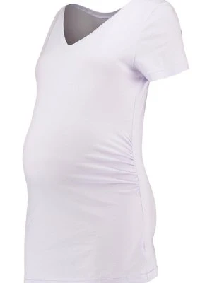 T-shirt basic GAP fioletowy