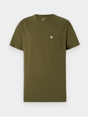 T-shirt basic GAP oliwkowy